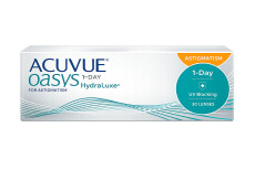 Одноденні контактні лінзи 1-DAY ACUVUE OASYS WITH HYDRALUXE for Astigmatism - № 0